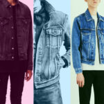 featured image for an article of five of the best men's denim jackets including from Allsaints, Saint Laurent, Sandro, John Elliot and of course, Levis!