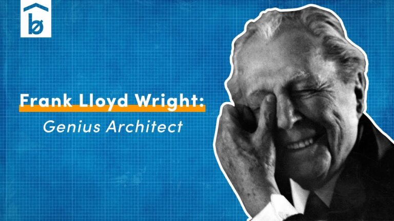Video thumbnail for a youtube video about architect Frank Lloyd Wright