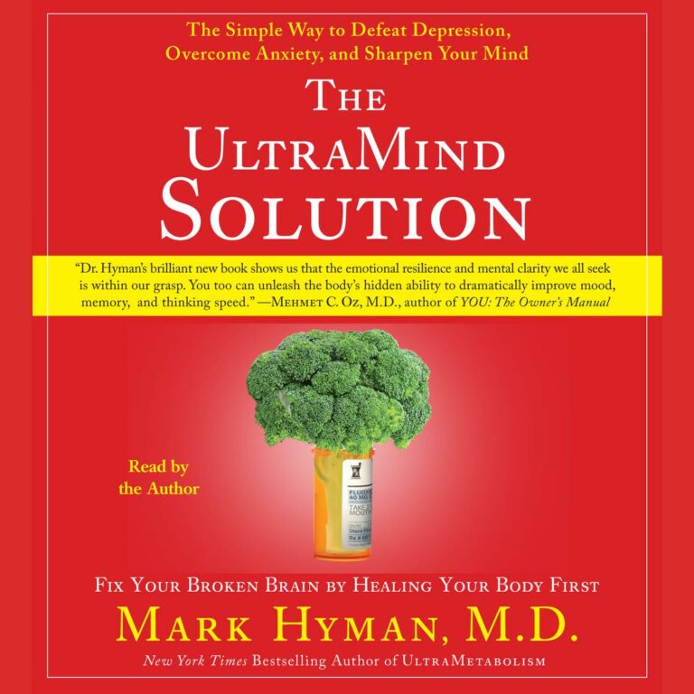 book cover of Dr. Mark Hyman's book "The Ultramind Solution"